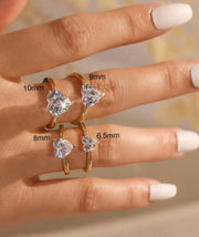 Ofelia's Signature Heart-Cut Moissanite Set
